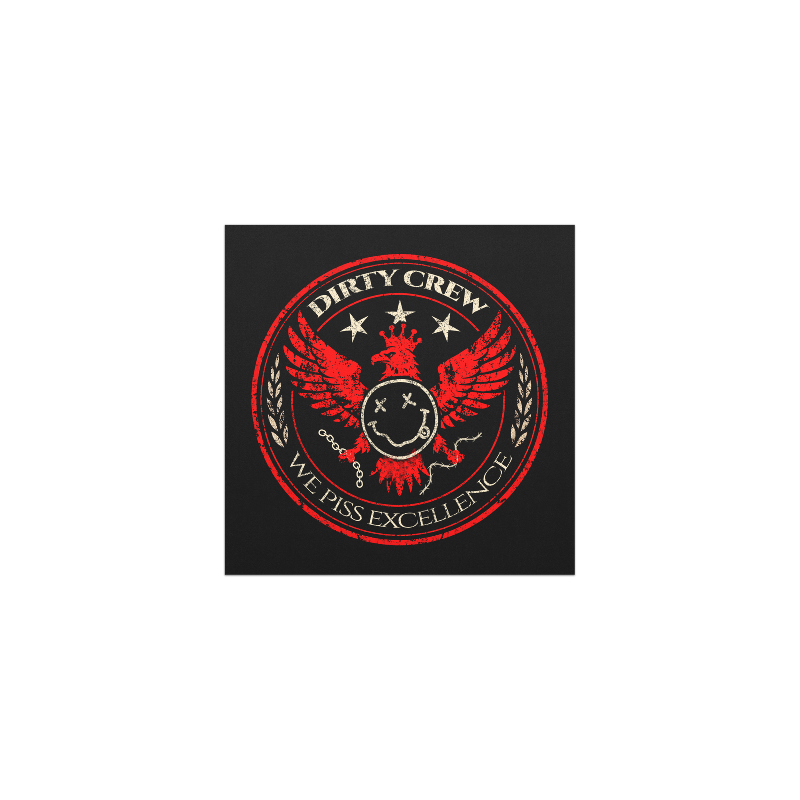 Dirty Crew Piss Excellence Car magnets