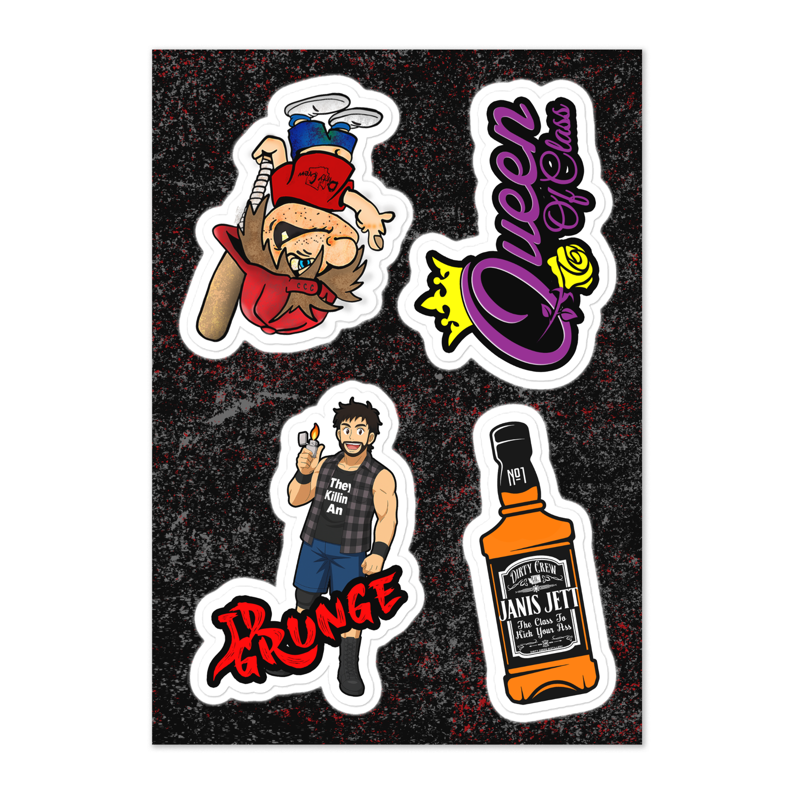 Dirty Crew – Sticker sheet